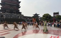 跨越时空的文化对话 舞剧《天工开物》快闪亮相滕王阁